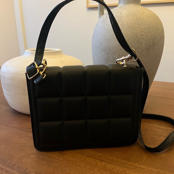 Pleated Black mini bag - Picture 1 of 4